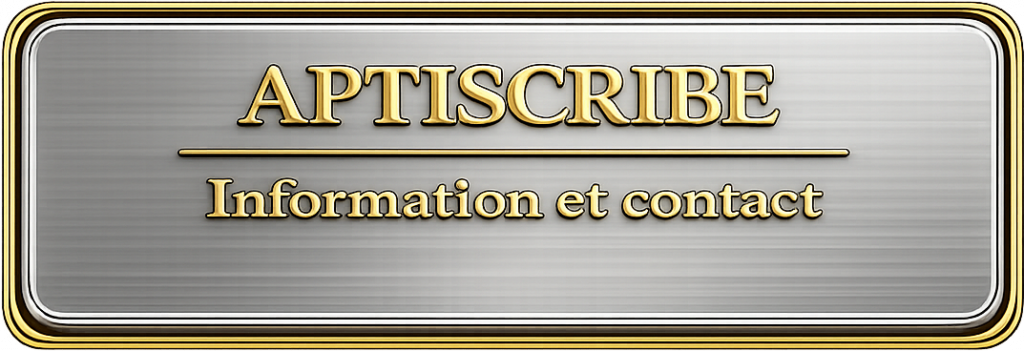 APTISCRIBE Information et contact